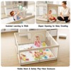 Fodoss Baby Playpen with Mat, 47x47in Extra-Large Baby Play Yard for Toddlers, Indoor/Outdoor Safety Playpen with Non-Slip Base - 2 of 4