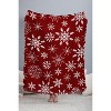 Iveta Abolina Silent Night Red 56"x46" Woven Throw Blanket - Deny Designs - image 3 of 4