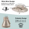 Tirrinia Reflective Wide Brim Sun Hat for Men Women, Lightweight Fishing Safari Cap with UPF 50+ Protection - 3 of 4