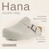 CUSHIONAIRE Hana Slip-On Buckle Clog with Cork Footbed +Memory Foam, Wide Widths Available - 2 of 4