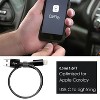 BONGEEK Short IPhone 14 Car Carplay Cable, USB A to Lightning Cable for iPhone 14, 14 pro max,14 Plus,13/12/11/Xs/XR, (1.6 FT Black) - 3 of 4