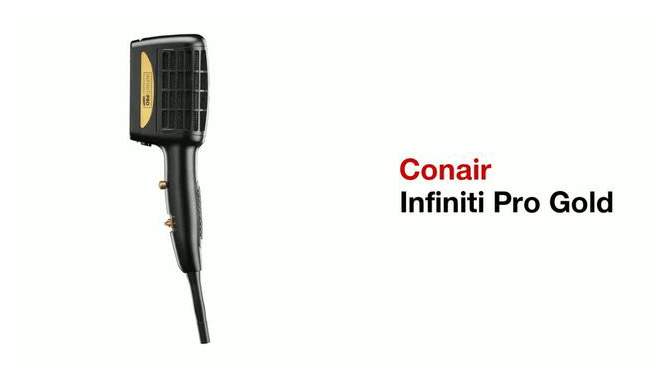 Conair 3-in-1 Styling Hair Dryer - Gold - 1875 watts, 2 of 9, play video