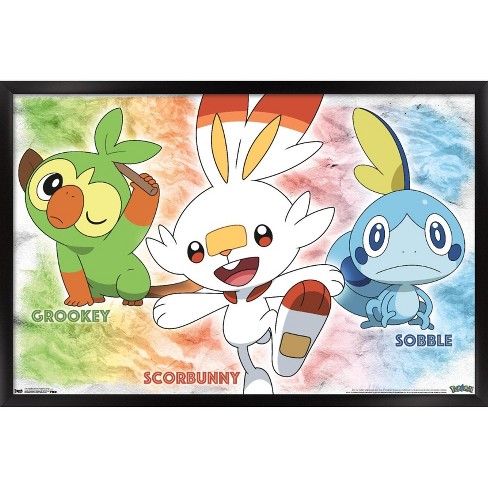 Trends International Pokémon - Kanto Grid Wall Poster, 22.375 x 34,  Premium Unframed Version