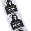 ACDC Band Member Photo Art Men's White Athletic Crew Socks - 3 of 4