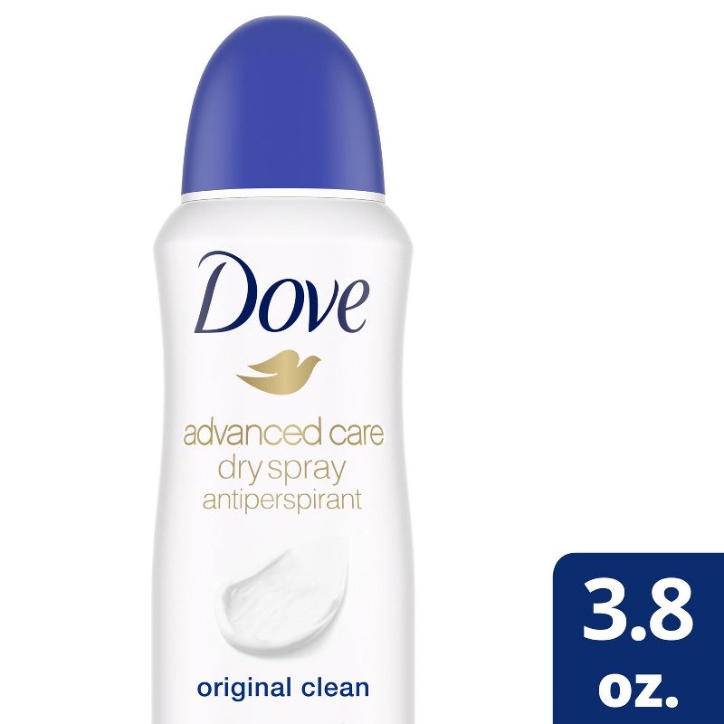 Dove Beauty Original Clean 48-Hour Antiperspirant &#38; Deodorant Dry Spray - 3.8oz, 1 of 9