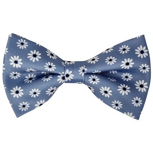 Men's Floral Printed Design 2.75 W And 4.75 L Inch Pre-Tied adjustable Bow Tie - 1 of 3