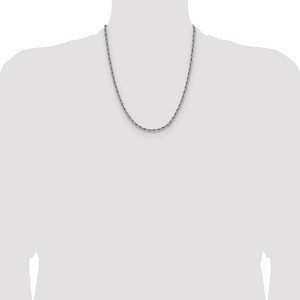 Chisel Stainless Steel Polished 3mm 22" Rope Chain Necklace - 1 of 4
