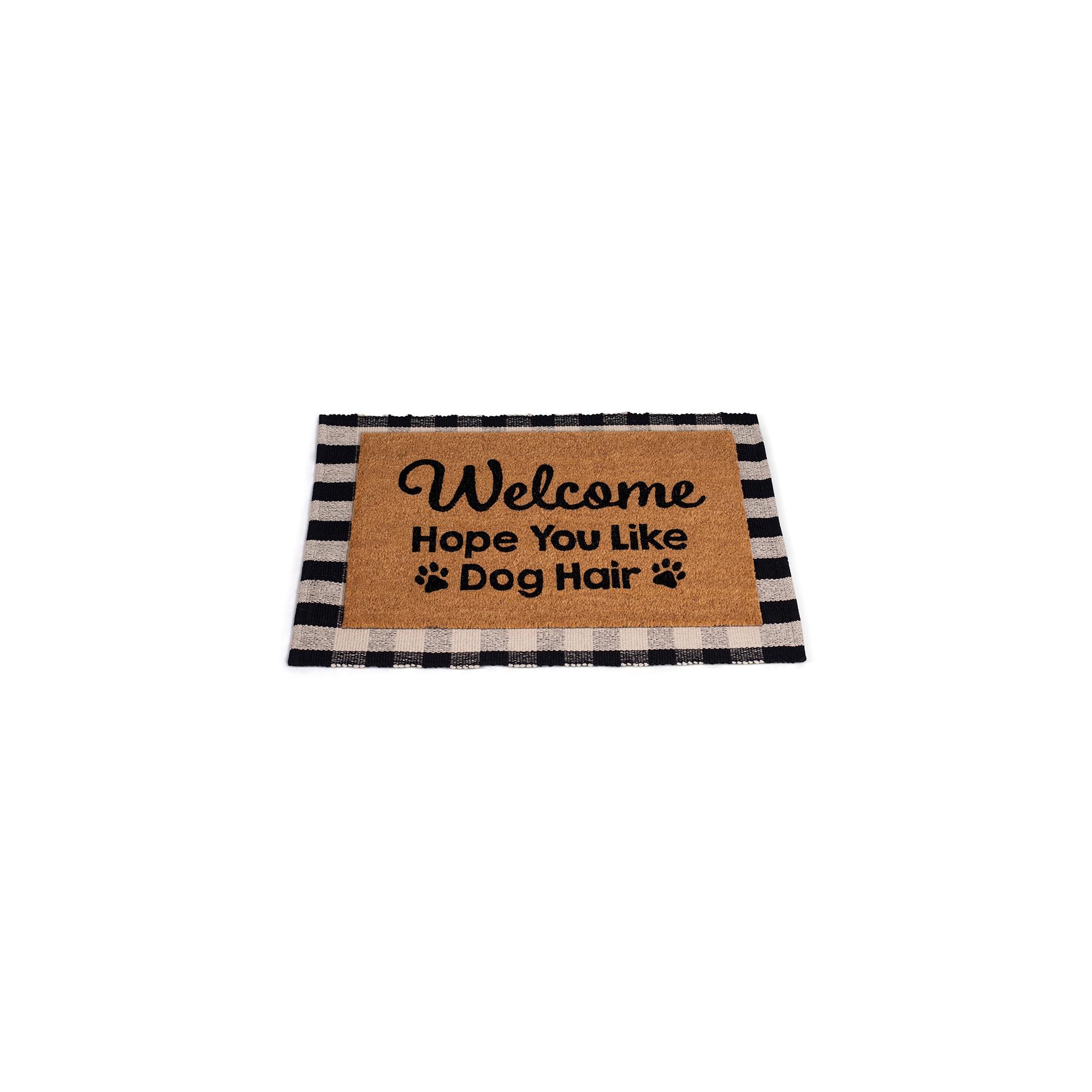 BirdRock Home Layered Welcome Mat with Vinyl Backing for Door Entryway 24 x 36