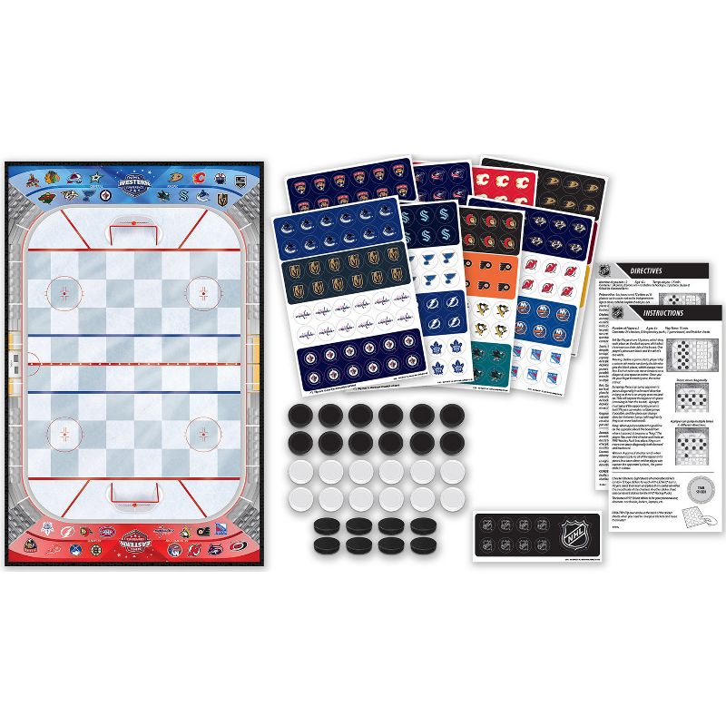 MasterPieces Officially licensed NHL League-NHL Checkers Board Game for Families and Kids ages 6 and Up, 3 of 7