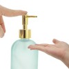 Unique Bargains Reusable Cylinder Frosted Soap Dispenser 1 Pc - 3 of 4