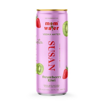Mom Water Strawberry Kiwi - Susan - 4pk/355ml Cans