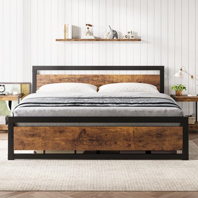 WhizMax Standard Bed Frames, 14 Inch King Mattress Foundation, Heavy Duty, King