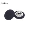 Unique Bargains Metal Shank Round Cloth Covered DIY Sewing Buttons 20 Pcs - 3 of 4
