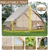 SUGIFT 4-6 Person Inflatable Camping Tent Cotton Glamping Tent for Family Camping - 3 of 4
