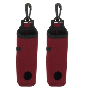 Unique Bargains Neoprene Waist-Mounted Lightweight Golf Ball Carry Bags 2 Pcs - 1 of 4