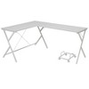 NicBex 47 inch Writing Desk ,L-Shaped Desk for Home,Office,Workshop - 2 of 4