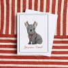 Reindeer Frenchie Dog Winter/Holiday/Christmas Greeting Card Pack Sets (3 ct) by Ramus & Co - 2 of 4