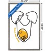 Trends International Gudetama - Leave Me Alone Framed Wall Poster Prints - 3 of 4