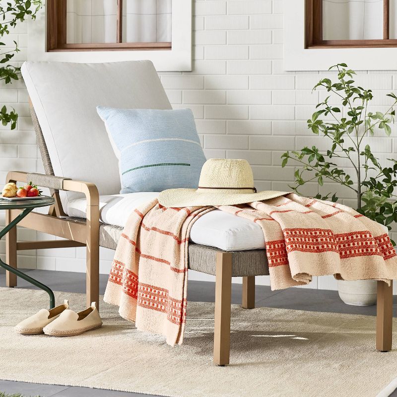 Border Check Woven Throw Blanket - Hearth & Hand™ with Magnolia, 3 of 5