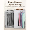 HOUSE DAY Legging Organizer, Metal Yoga Pants Hanger 2 Pack with 10 Clips - 2 of 4