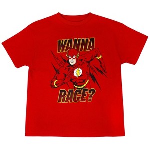 Kids DC Comics Flash Wanna Race? T-Shirt - 1 of 2