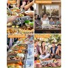 8-quart Rectangular Buffet Plate with Lid, Kitchen Party and Banquet Waiter, Grinding Grill Buffet Set, Stainless Steel Heater - 2 of 4