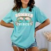 Simply Sage Market Women's Summer Vibes Beach Short Sleeve Relaxed Fit Cropped Tee - 2 of 4