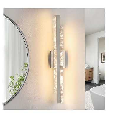 KAISITE 24inches Dimmable LED Bath Bar Black Bathroom Vanity Light