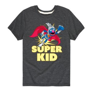 Boys' - Sesame Street - Grover Super Kid Short Sleeve Graphic T-Shirt - 1 of 4