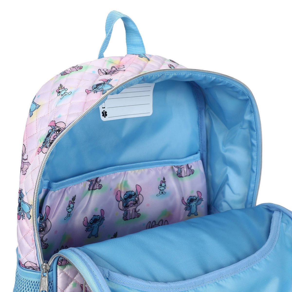 Disney Stitch 5pc Set Quilted Backpack - Stitch - thumbnail 5