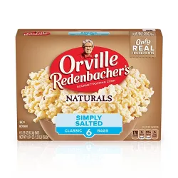 Orville Redenbacher's Natural Simply Salted Microwave Popcorn - 6ct