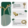 Cobbe Brushed Gold Single Handle Wall Mount Shower Kit with Bathroom 7 Settings (with Filtration) Hand Shower and Tub Spout with 59-Inch Hose - 4 of 4