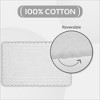 Lilly Crochet Collection 100% Cotton Tufted Reversible 3-Piece Bath Rug Set – Super Absorbent, Machine Washable Bathroom Mats with Crochet Pattern - 3 of 4