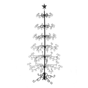 6ft Black Iron Christmas Tree - 1 of 1