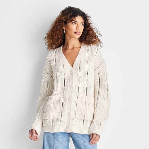 Cream cardigan target hotsell