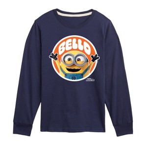 Boys' - Despicable Me Minions - Hello Bello Minion Long Sleeve Graphic T-Shirt - 1 of 4