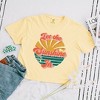 Simply Sage Market Women's Let the Sunshine In Short Sleeve Relaxed Fit Cropped Graphic Tee - 3 of 3