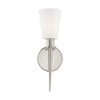 Livex Lighting Witten 1 - Light Wall Light in  Brushed Nickel - 2 of 4