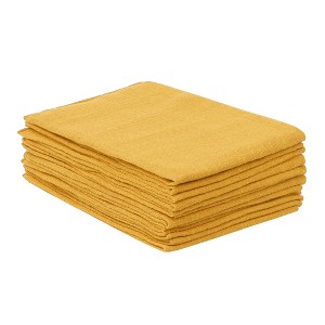 Unique Bargains Parties Weddings Restaurants Cotton Napkins 17 x 17 Inches 12 Pcs - 1 of 4