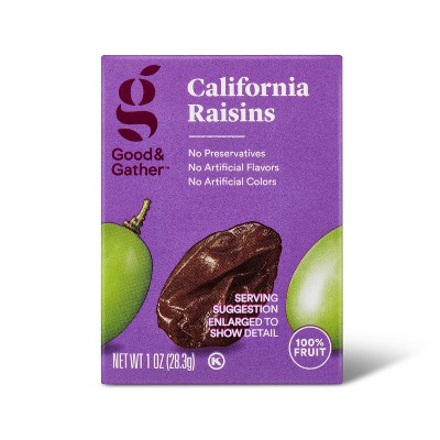 California Raisins - 6ct/6oz - Good &#38; Gather&#8482;