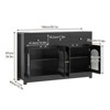 Buffet Cabinet with Storage, 55.1" Large Sideboard Buffet Cabinet - 2 of 4