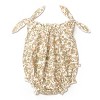 Organic Tie Shoulder Bubble Romper - Tuscan Bloom - 2 of 4
