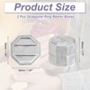 Unique Bargains Vintage Velvet Octagonal 2 Slots Jewelry Storage Boxes 2 Pcs - 2 of 4