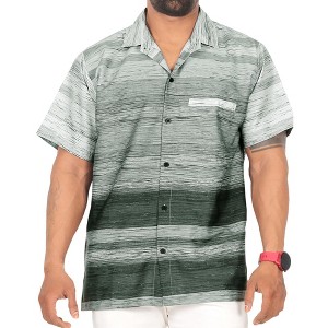 HAPPY BAY Men's Hawaiian Short Sleeve Button Down Shirt Mens Party Shirts Casual Holiday Summer Tropical Island Shirts for Men Funny - 1 of 4