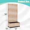 TOAOTBNBO Metal Raised Garden Bed with Trellis and Wheels, Metal Planter Box with Trellis, Garden Box for Climbing Plants, Flower - 2 of 4
