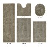 Lux Premium 100% Cotton Tufted Solid Reversible 5 PC Bath Rug Set – Ultra-Soft, Water-Absorbent, Durable, Machine Washable Bathroom Rug - 2 of 4