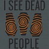 Rerun Island Women I See Dead People Coffins Short Sleeve Graphic Cotton T-Shirt - 2 of 4