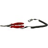Amber Fight Gear Stainless Steel Fishing Pliers Set with Hook Remover, Braid Cutters, and Split Ring Tip - Saltwater Resistant Tools for Anglers, Red - 3 of 4