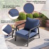 Pellebant 24x24 Inch Outdoor Deep Seat Cushion Set SDP Fabric Patio Furniture Cushion with Removable Cover for Chair Sofa Couch - 3 of 4