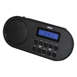 RCA AM/FM NOAA® Weather Alert Radio in Black - 1 of 4